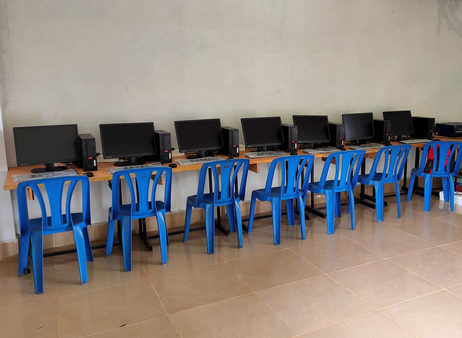 The computer lab